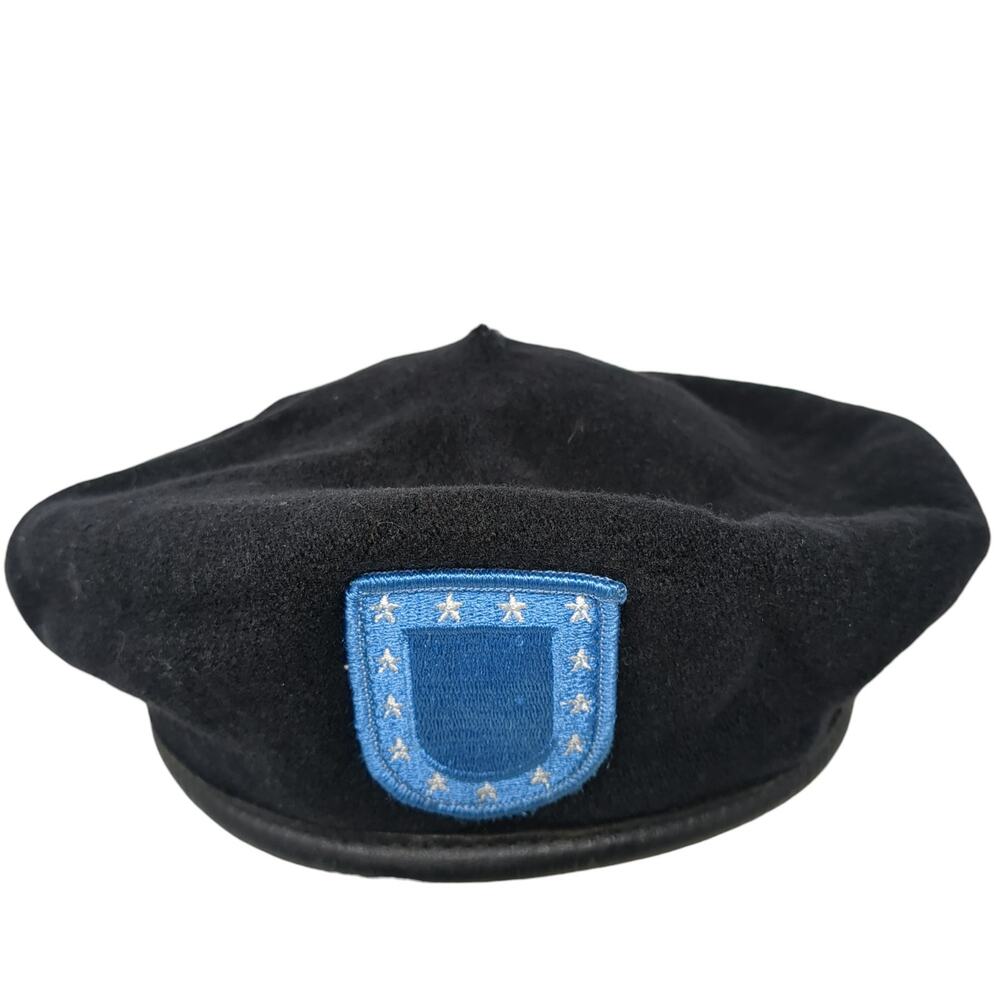 US Army Cadet Army Cap Black Size 7 The Perfect Fit Lightweight Patriotic DSCP